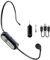 Microfono Inalambrico Diadema, 2.4G Wireless Micrófono Transmisión Inalámbrica de 50M Micrófono Inalámbrico Con Conector Jack de 6,35mm y 3,5mm para Amplificador de Voz, Altavoces, Sistema PA