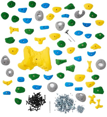 8' x 8' Climbing Wall Starter Pack | Home Starter Pack for Climbing | Perfect for Basement or Home Climbing Space |