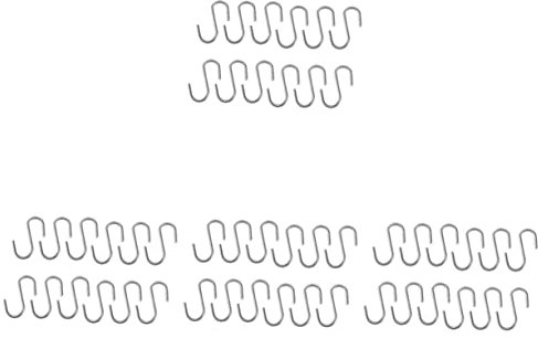 Cabilock 40pcs Heavy Duty Zinc Plating S Shaped Hooks Kitchen Spoon Pan Pot Utensils Hangers Clasp Over The Door Closet Clothes Rack Tool