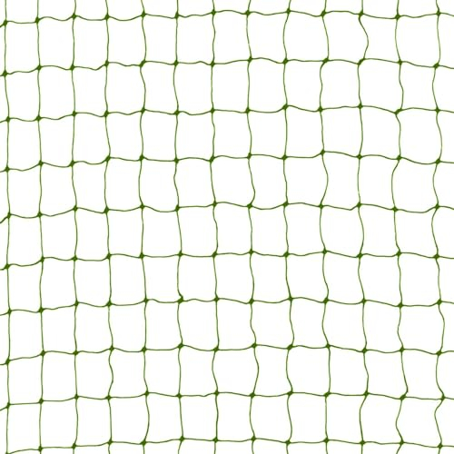 ALLEGRA Katzennetz für Balkon und Fenster, Set mit 2X AB-175W (100-175cm) Spannstange und 1x Netz (Auswahl aus verschiedenen Größen und Farben), zum Klemmen ohne Bohren (olivgrün drahtverstärkt, 3x8)
