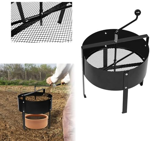 MAYTIIMO Spargitore per semi, per compost, 80 l, φ40 cm, per prati e giardini