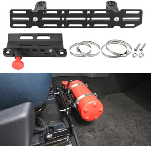 MSIZOY Front Seat Molle Storage Mount Panel Fire Extinguisher Mount Brackets Holder Compatible with for 2021 2022 2023 2024 2025 Ford Bronco 2 Door 4 Door Accessories