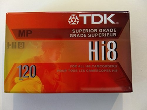 TDK Hi8 120 MP Superior Grade Camcorder Tape