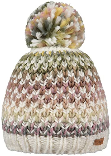 Barts Damen Strickmütze Nicole gestrickte Wintermütze mit Bommel 1955 Light Celadon 14