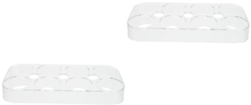 KOMBIUDA 2pcs Refrigerator Tray Practical Storage Container for of Safe Material Prevents Collision and Organized Fridge