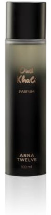 Anna Twelve OUD KHALI Parfum - 100 ml, Unisex Perfume with Notes of Oud, Geranium, Raspberry, and Benzoin, for Men and Women, Intense, Woody, and Spicy Fragrance
