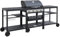 sweeek - Barbacoa 4 quemadores, cocina exterior, Danglars, Negro, 223.5x60.5x144 cm