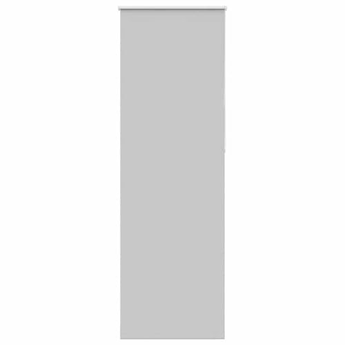 vidaXL Verdunkelungsrollo Hellgrau 85x210 cm Stoffbreite 80,7 cm, Rollo, Klemmfix, Thermorollo, Verdunklungsrollo, Klemmrollo, Fensterrollo