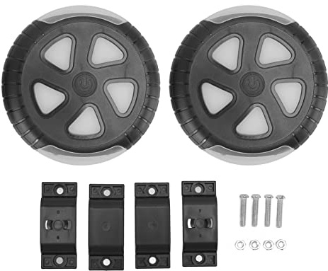 Luces LED de 1 par de LED, luces de seguridad del cochecito, luces de silla de ruedas para la noche, adecuado para bicicletas, carrera, etc.