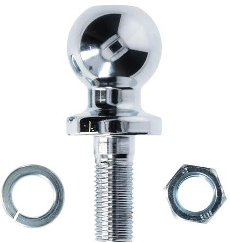 Attelage de Remorque, 50mm 3,5T Boule de Remorquage, Boule Attelage Micro Tracteur, Vis Ø25mm, pour Barre D'attelage avec Une Charge Jusqu'à 3,5 Tonnes, Convient pour Voiture, Tracteur