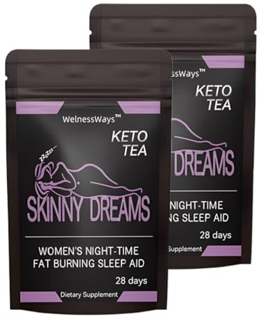 Tè Naturale For Dormire 28 Giorni - Rilassati, Favorisce Notti Tranquille E Dimagrisce Delicatamente - Miscela Di Erbe For Un Sonno Migliore(2PCS)