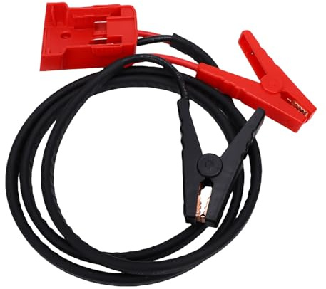 SIXRUN Cavo di Avviamento Jumper, 8 AWG Resistente Alle Alte Temperature Fino a 392 F, con Morsetti Ad Alta Resistenza per Batterie M18 18 V, Auto di Medie Dimensioni, Camion (5,9 piedi)