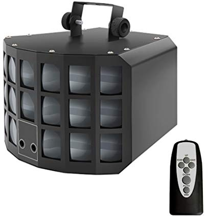 YXCKG 30W LED Lights Disco Lights Party Lights, Sound Activated Strobe Light, Stage Effect Projector Lights, Rave Lights for Dancing Party Birthday (Color : Type A, Size : With Remote)