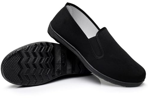 Zapatos de Tai Chi Kung Fu Calzado de Tela para Artes Marciales Tradicionales Chinas Zapatos de Lona para Hombres y Mujeres