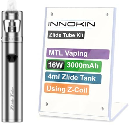 Para Innokin ZLIDE TUBE Kit 16 W Batería 3000 mAh Vapeo MTL puro 4 ml
