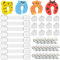 47 Pcs Kit Seguridad Bebe para Bebés y Niños – 12 Protector Enchufes & 3 Llaves+20 Protectores de Esquina de Mesa+8 Cerraduras de Seguridad para Bebés y Niños+4 Bloqueo de Puerta Anti Pellizco