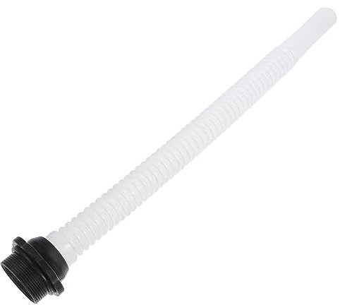 ULTECHNOVO Beccuccio Flessibile per Tanica Benzina in Plastica Resistente, Ugello 360° Girevole con Infilaggio Compatto per Serbatoi Multi-Carburante, Versatore Pratico e Durevole