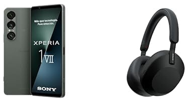 Sony Xperia 1 VII -6,5 19,5:9 FHD+ HDR OLED 120 Hz, Triple Objectif Ultra Grand Angle, Audio 3,5 mm, Android 15, IP65/68, Double SIM - Vert Sapin + Casque Audio