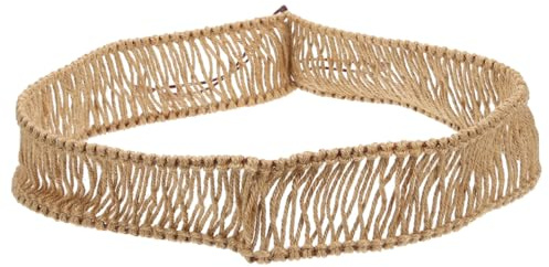 Milisten Gewebter Seilring aus Seil für Ätherische Trommel und Stahldeichseltrommel mit Verstellbarer Länge und Wickelfunktion im Vintage Stil als Trommelzubehör