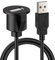 BGoodVision Coche Universale USB Extensión Cable 3 Pies Tablero de Instrumentos Montaje Empotrado per Coche Radio Estéreo Androide Wince Unidad Principal GPS DVD CD Media Player