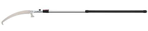 Silky Hayauchi 3670 Professional Teleskop-Stangensäge 480 mm, 6,5 ZpZ grob, 3,67 m, für Baumpflege, Astschnitt und Obstbaumschnitt, mit 4-RETSUME Zähnen, verstellbarem Blatt und Sichel