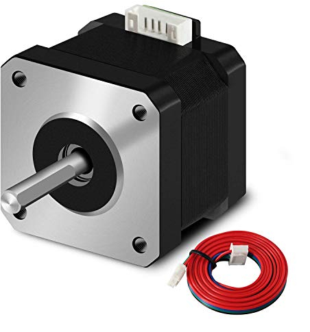 SIMAX3D Nema 17 stepper motor 1PCS 42x38mm 1.5A-3.8V 2 phase 4 wires 1.8 degrees with 39.3 inch cable for Creality CR-10 10S Ender 3 3D printer/CNC extruder and Y-axis