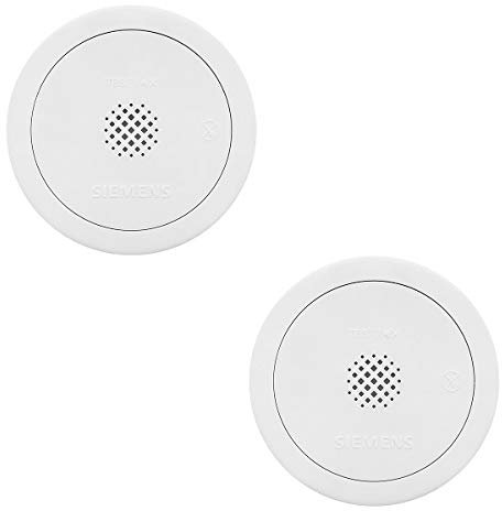 SIEMENS - Lot de 2 Détecteurs de Fumée 5TC1292-7 NF Autonomie/Garantie 10 ans