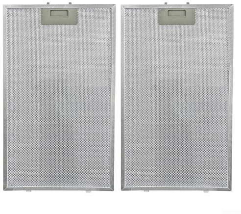 2PCS Cooker Hood Filter, 460MM X 260Mm Range Hood Metal Grease Filter,