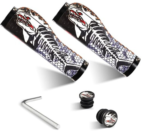 Chooee Ergonomische Fahrrad Griffe,Ergonomisch MTB Fahrradgriffe,Mountainbike Lenkergriffe für 22mm
