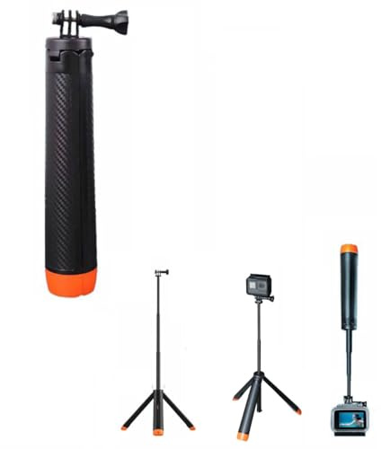 Lokyoyo 4-in-1-Selfie-Stick, schwimmendes Handgriff-Stativ, wasserdichtes ausziehbares Einbeinstativ für OSMO Nano/Action 5 Pro, G0Pr0 Hero 13/12, Insta 360 Go Ultra/Ace Pro usw. Action-Kamera