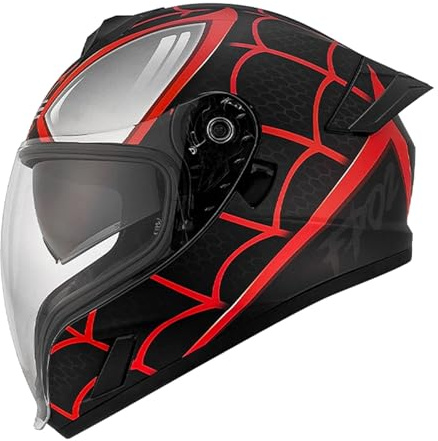 Casco Moto Integrale Retrò Casco Moto Integrali Scooter Street Touring Casco Da Motociclista Cross E Off-Road Unisex Adulto Approvato DOTECE Uomini Donne Casco Integrato D,L:59-60CM