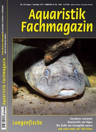 Aquaristik-Fachmagazin, Ausgabe Nr. 226 (August/September 2012)