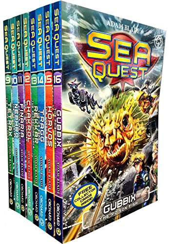 Sea Quest Series 3 and 4 Collection Adam Blade 8 Books Set