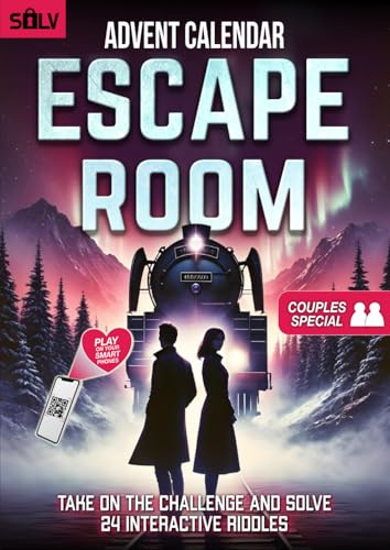 The Escape Room Advent Calendar for Couples: 24 Days of Fun with Interactive Riddles to play Together (Book+App)