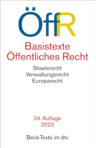Basistexte Öffentliches Recht (Beck-Texte im dtv)