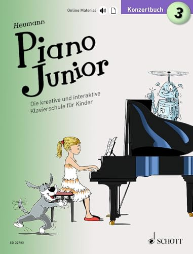 Piano Junior: Konzertbuch 3: Leichte Vortragsstücke zur Klavierschule. Band 3. Klavier. (Piano Junior - deutsche Ausgabe, Band 3)