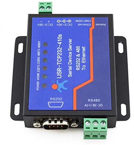 Usr - Adaptateur Tcp232-410S RS232/RS485 série vers Ethernet/Serveur de périphérique IP Ethernet Compatible DHCP/DNS