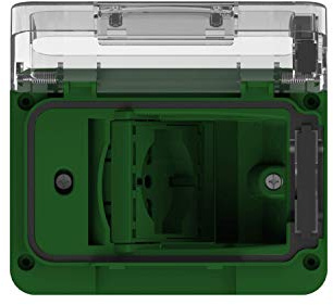 WIDE IP55 completa di schuko bivalente colore Verde Bosco per scatola da incasso tipo 503
