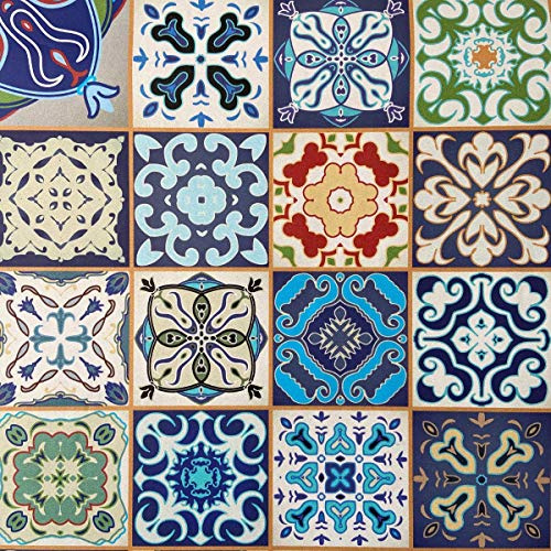 Klebefolie - Möbelfolie Liane Muster bunt Dekorfolie 45 cm x 200 cm Selbstklebefolie