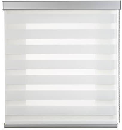 STORESDECO Premium Doppelrollo mit Bohren 250H x 160B cm für Fenster & Türen - Zuverlässiger Licht- & Sichtschutz - Kindersichere Rollos für Fenster mit Bohren & Einfacher Montage - Mit&Ohne Motor