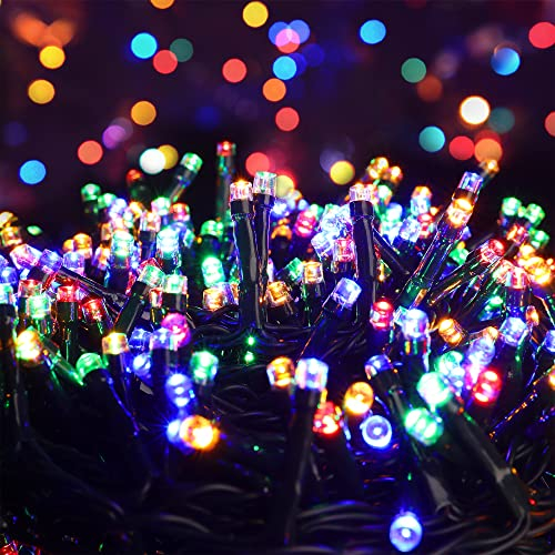 PhilzOps 1000 LED Navidad Guirnarldas Luces Exterior 25M Multicolor Cadena de Luces 8 Modos Impermeable Iluminación Navideña para Interior Fiestas Celebraciones Árbol de Navidad Decoración