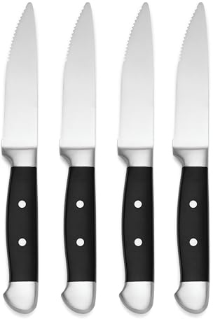 Oneida Crosshatch Cutlery Set – Jumbo 4-Piece Steak Knife Set