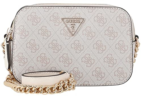 GUESS Women's Noelle Crossbody Camera Bag, Dove Logo, One Size