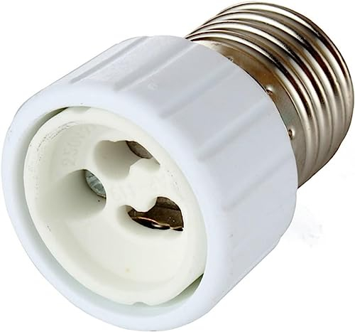 Lampensockel-Adapter, Bajonett-Leuchte, Lampensockel-Konverter, Sockel-Adapter, E27 auf GU10 Porzellan-Lampensockel-Konverter, 100–250 V AC, universeller Schraubsockel, Konverter-Adapter aus Keramikma