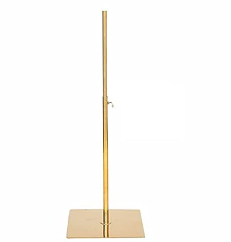 Verstellbare Höhe Schaufensterpuppenständer Basis für Kleiderform Nähen Schaufensterpuppe Torso Dummy Stativ auf Rädern Gold Flache Basis Ständer