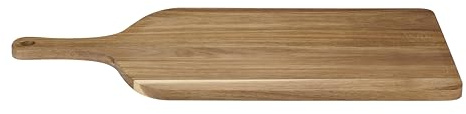 alpina Skärbräda trä – serveringsfat och träbräda till kök – skärbräda trä 57 x 30 cm – ostbräda och serveringsbräda för tapas – träskärbräda robust och elegant