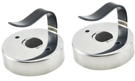 OKUMEYR 2 Pièces moule à beignet moule à gâteau mousseux moule à mousse coupe beignet moule muffins moule entremet ustensiles de cuisson anneau de mousse en acier inoxydable Silver