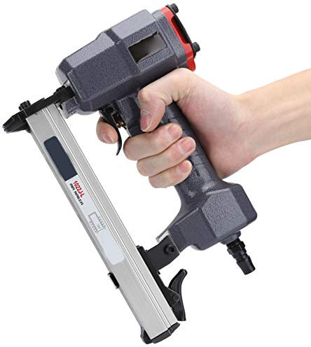 Pneumatic Air Nailer, Air Brad Nailer Pneumatic Straight Nail Guns Air Nails Stapler Professional Upholstery Stapler for Woodworking Projects, Interior Decoration, Craft Projects