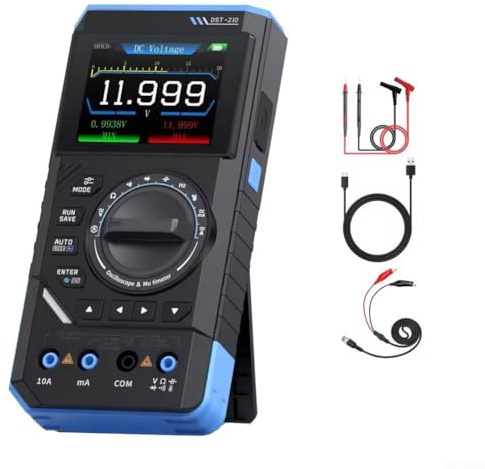 HavenDomicile DST210 Handheld Digital Test Meter Oscilloscope With Rechargeable Battery Signal Generator Function