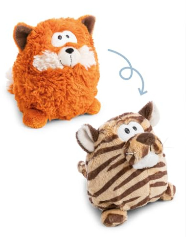 NICI Kuscheltier Fuchs mit Wendefunktion 15cm 2 in 1 - orange - Weiches NICI-Plüschtier – Ideal zum Kuscheln, Spielen und als Begleiter zu Hause, im Kindergarten oder unterwegs | 62993 | Weiches NICI Plüschtier mit 2-in-1 Wendefunktion, flauschiges Stofftier zum Kuscheln und Spielen, für zu Hause und unterwegs